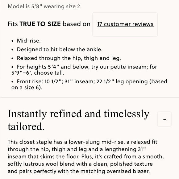 J. Crew Women's Relaxed-fit pleated pant in wool blend - Picture 6 of 6